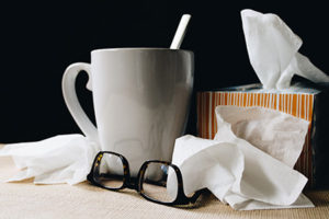 Tea Cup and Tissues
